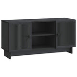 TV Cabinet 102 x 34.5 x 50 cm Black Engineered Wood 894006