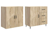 Cabinet Set 2 pcs Sonoma Oak 66 x 34.5 x 89.5 cm 3416657