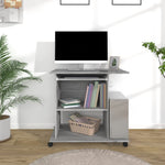 ZNTS Computer Desk Grey Sonoma 80x50x75 cm Engineered Wood 815544