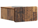 Wall-Mounted Bedside Cabinet 2 pcs Old Wood 33 x 34.5 x 24 cm 898272