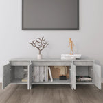 TV Cabinet Concrete Grey 120x30x40.5 cm Engineered Wood 809579