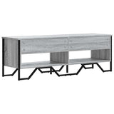 TV Cabinet Grey Sonoma 122x34x41 cm Engineered Wood 848572