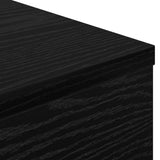 Electric Fireplace Black Oak 64 x 30 x 87 cm Engineered wood 8021104