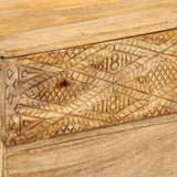 TV Cabinet Solid Mango Wood 110x30x40 cm 246144