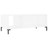 Coffee Table White 102x50x40 cm Engineered Wood 829300
