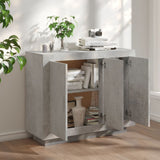 Sideboard Concrete Grey 92x35x75 cm Engineered Wood 811839