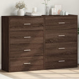 Sideboards 2 pcs Brown Oak 60x31x84 cm Engineered Wood 3276587