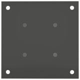 Round Ground Anchor 12 pcs Anthracite 18 x 18 x15 cm Metal 42030131
