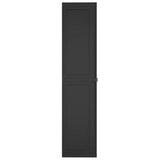 Outdoor Storage Cabinet Black 97x37x165 cm PP 364208