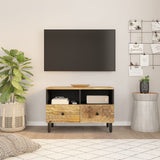 TV Cabinet 70x33x46 cm Solid Wood Mango 356892