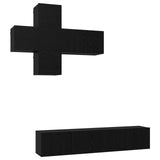 TV Cabinet Set Wall-mounted 3 pcs Engineered Wood 3438611