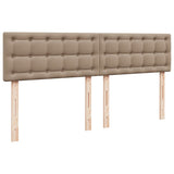 Box Spring Bed with Mattress Cappuccino 200x200 cm Faux Leather 3286139