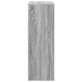 Sideboard with LED Grey Sonoma 72x34x100 cm Engineered Wood 852164