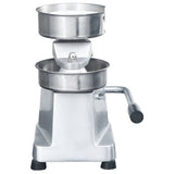 Hamburger Press Machine with 500 Patty Papers Aluminium 10 cm 50995