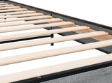 Bed Frame Grey Sonoma 80 x 200 cm Engineered Wood 8009116
