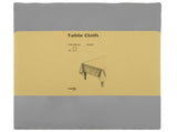 Table Cloth 5 pcs Rectangular Light Grey 110 x 160 cm Polyester 42040192