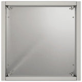 Garden Planter 2 pcs Silver 20 x 20 x 75 cm Stainless Steel 8005325