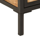 Bathroom Cabinet 40x27x90 cm Solid Wood Mango and Iron 358571