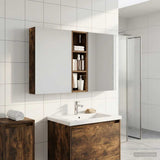 Bathroom Cabinet Set 3 pcs 100 x 10.5 x 60.5 cm Engineered wood 3403700