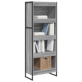 Book Cabinet Grey Sonoma 60 x 30 x 155 cm Engineered Wood 886399