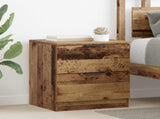 Bedside Cabinet 2 pcs Old Wood 45 x 39 x 50cm Engineered Wood 880507