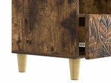 TV Cabinet 102 x 34.5 x 50 cm Smoked Oak Engineered Wood 895140