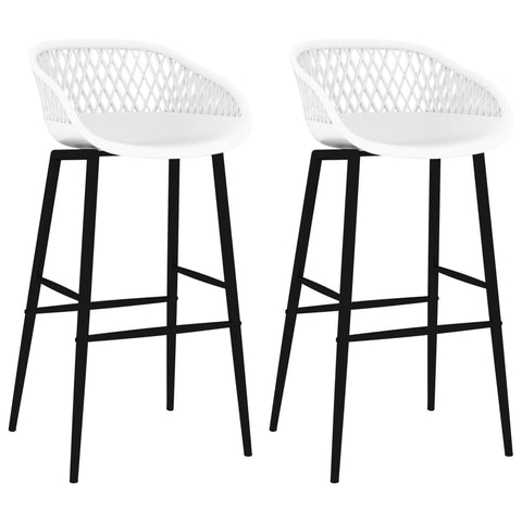 Bar Chairs 2 pcs White 248150