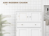 Multi-Storage Freestanding Kitchen Cabinet - White T3398P342968