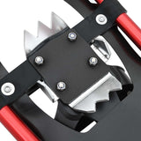 3 in 1 Snowshoes Red and Black 53.5 x 21 cm Aluminum and HDPE 42021419