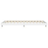 Bed Frame without Mattress White 90x200 cm Engineered Wood 832165