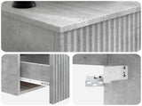 Bathroom Cabinet Set 3 pcs Concrete Grey 53 x 35 x 39 cm 3405610
