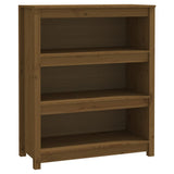 Book Cabinet Honey Brown 80x35x97 cm Solid Wood Pine 821682