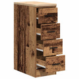 Garage Storage Cabinet Old Wood 30x51x85 cm Solid Wood Pine 860587