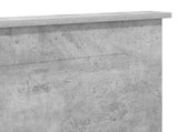 Headboard Concrete Grey 100 cm Engineered Wood 887608