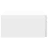 Wall-Mounted Side Table High Gloss White 59 x 34.5 x 17 cm 898149