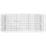 Gabion Raised Bed Galvanised Iron 260x50x100 cm 152034