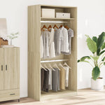Wardrobe Sonoma Oak 100x50x200 cm Engineered Wood 3307803