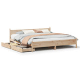 Bed Frame without Mattress 180x200 cm Super King Solid Wood Pine 3309761