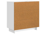 Sideboard High Gloss White 66 x 34.5 x 90 cm Engineered Wood 893899