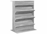 Magazine Rack Grey Sonoma 70 x 41 x 126 cm Engineered Wood 899532