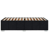 Bed Frame without Mattress Black Single Fabric 3284868