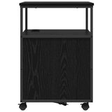 Cabinet with Charging Station Black Oak 61 x 46 x 67 cm 859830