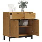 Sideboard "FLAM" 80x40x80 cm Solid Wood Pine 357827