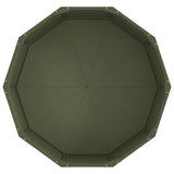 Planter Olive Green 90 x 90 x 35 cm Steel 883734