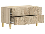 Bedside Table Sonoma Oak 62 x 34.5 x 48 cm Engineered Wood 895007