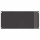 Kitchen Backsplash 2 pcs Dark Grey 90 x 40 cm Tempered Glass 3415464