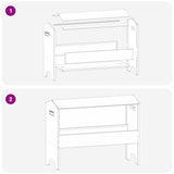 Livestock Feeding Trough Silver 79 x 35 x 62 cm 874629