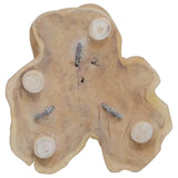 Wine Rack for 8 Bottles 40x30x80 cm Solid Teak Wood 288812