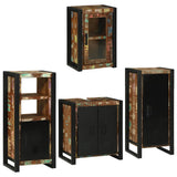Bathroom Furniture Set 4 pcs Multicolour Solid Reclaimed Wood 3305703