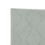 ZNTS Bed Frame Light Grey 160x200 cm Velvet 3345017